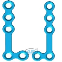 Titanium 1.5mm L Plate Craniomaxillofacial